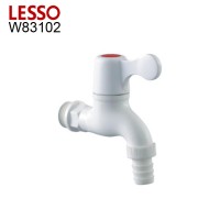 LESSO W83102 hot sell and high quality single hole plastic faucet tap washing machine water tap