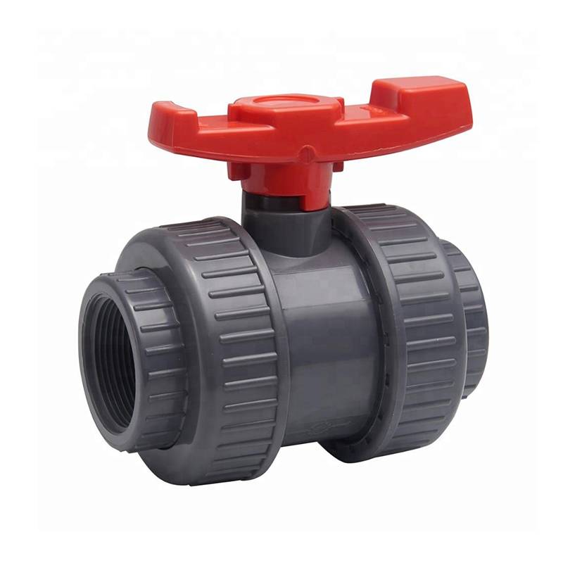 1/2 Inch Pvc Threaded Double True Union Ball Valve