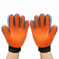 Upgrade Style Hot Durable Five Finger Brush Bath Massage Deshedding Pet Grooming Glove