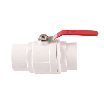 Viet Nam PVC 2 Pieces Two pieces Ball Valve With Stainless Steel handle