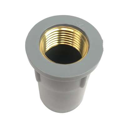 Factory Supply Price PVC Brass Insert Pipe Fitting Coupling PN10