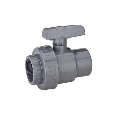 Plastic Double/High Quality PVC Double Union Ball Valve for Garden Hose