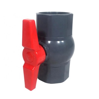 South America Type Ecuador Peru double handle new handle pvc ball valve new material