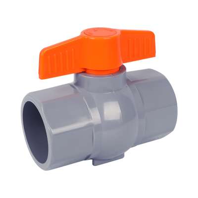 Viet Nam marketing Viet nam van pvc Types of Plastic Octagonal Ball Valve handle smooth with seat/base